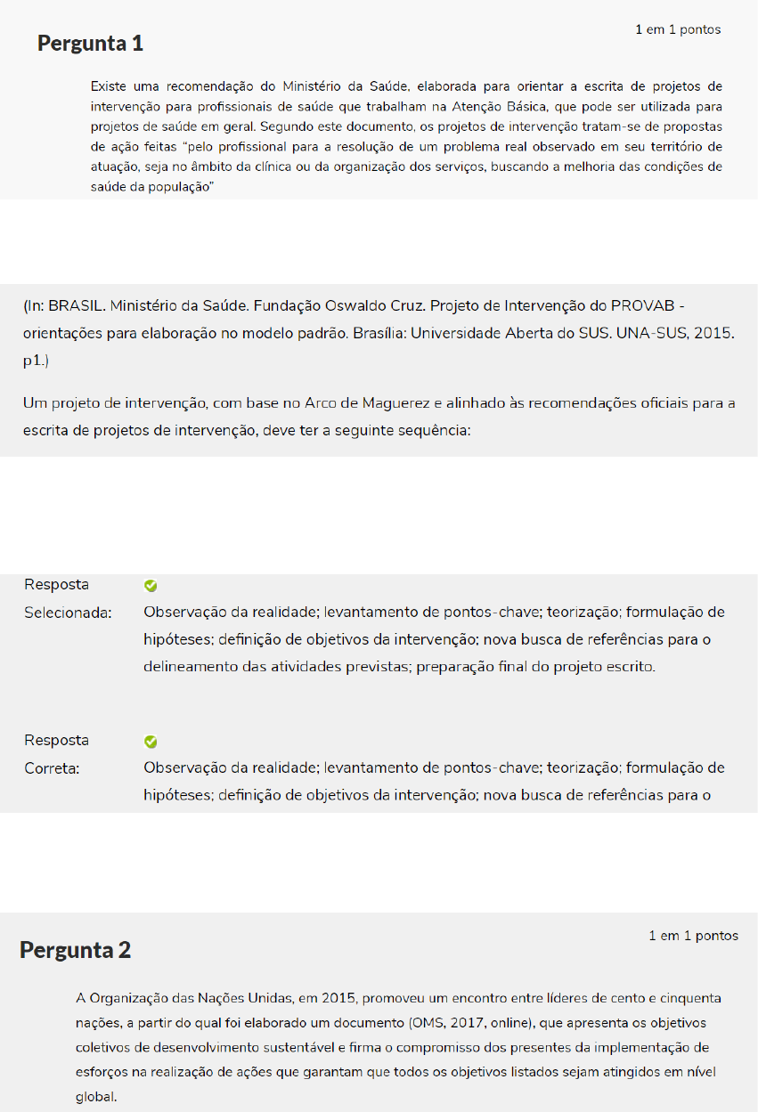 QUIZ EDUCATIVO PARA IDOSOS - Programa de Integração Saúde Comunidade