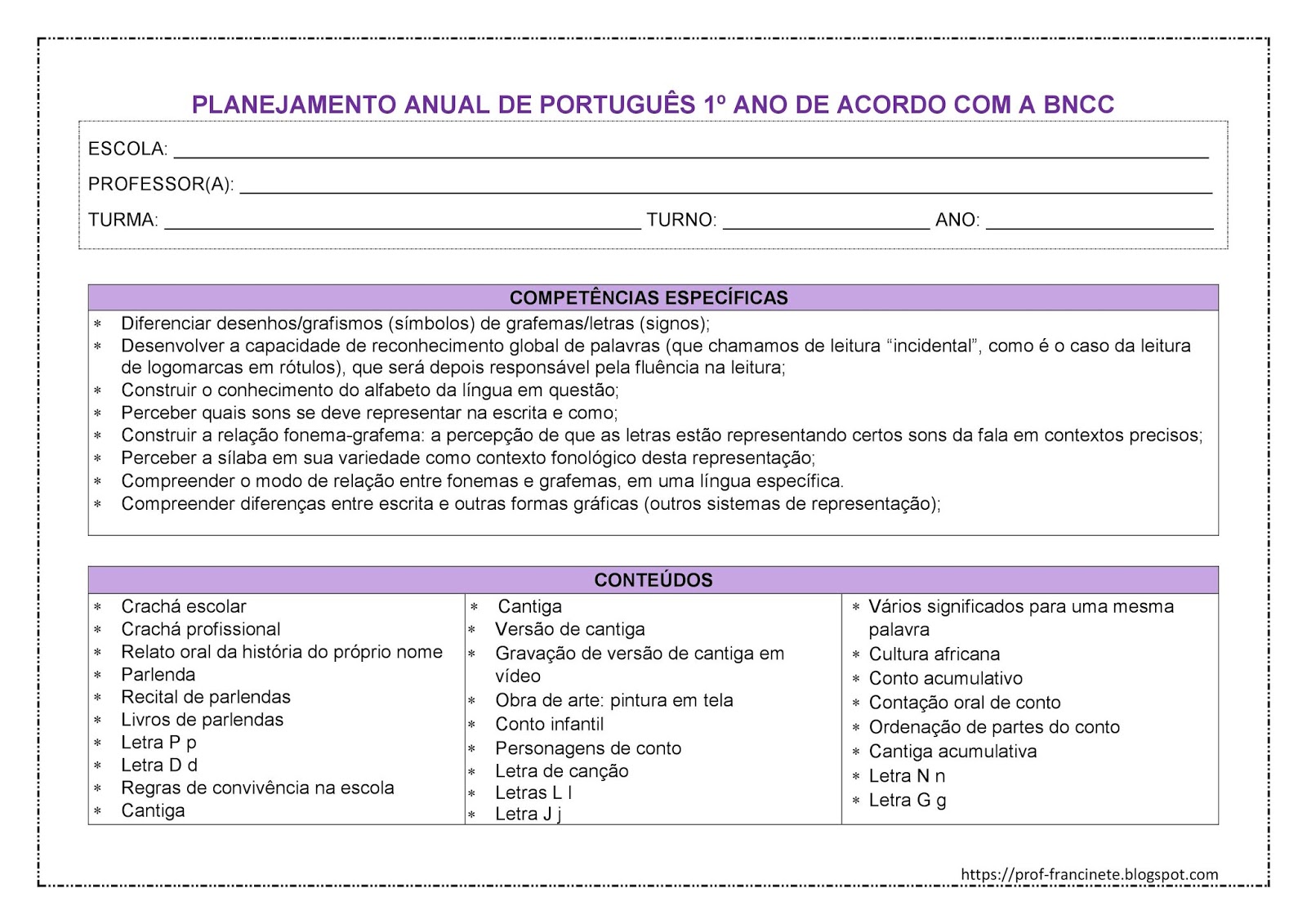 Plano De Aula De Portugues 4 Ano Interpretação De Texto