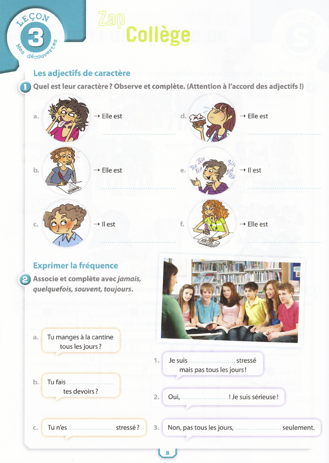 Quiz de Français_8ºano.Regulamento.2017