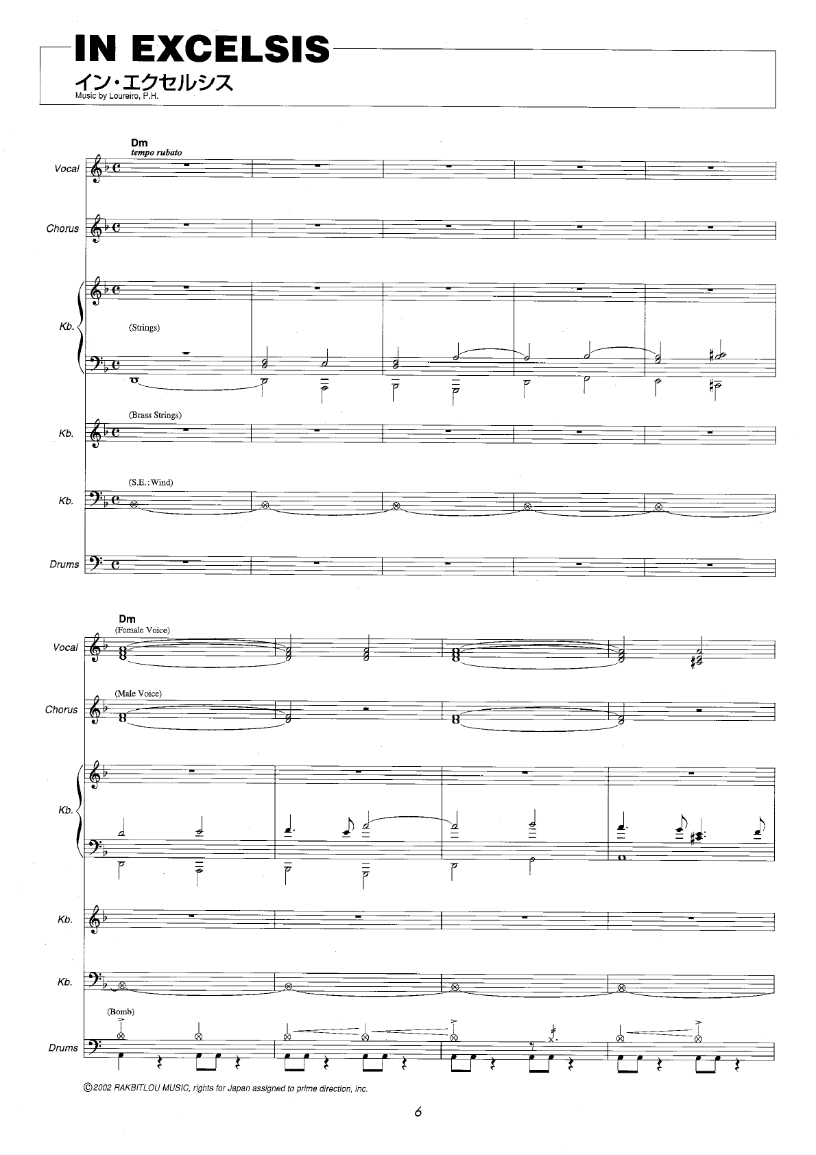 Angra - Rebirth - Partitura, PDF