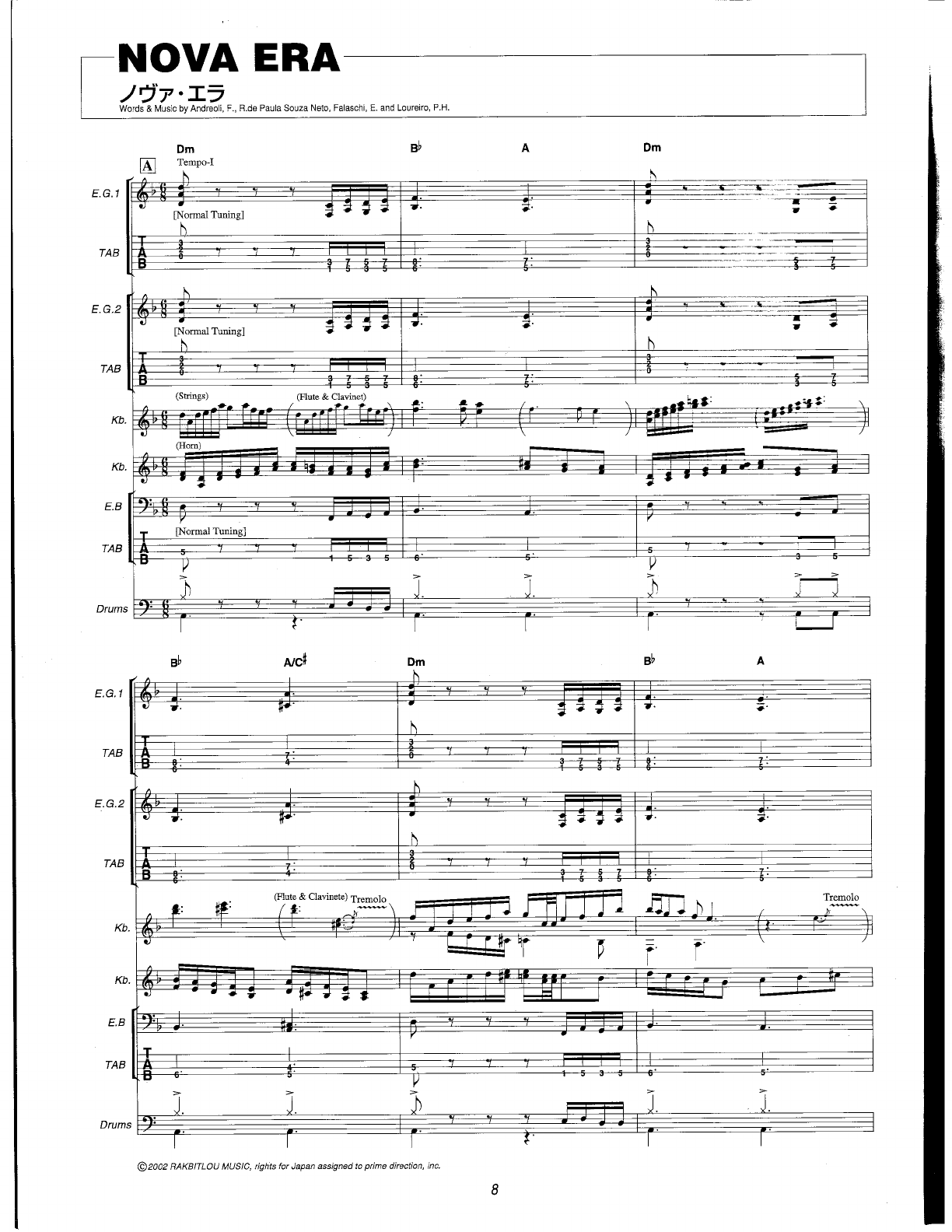 Angra - Rebirth - Partitura, PDF