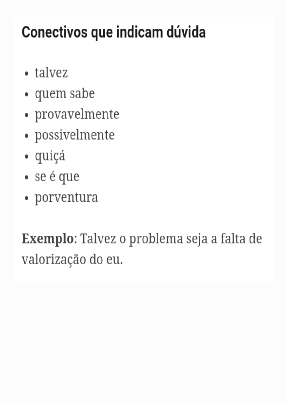 Lista De Conectivos Para Redação Redação