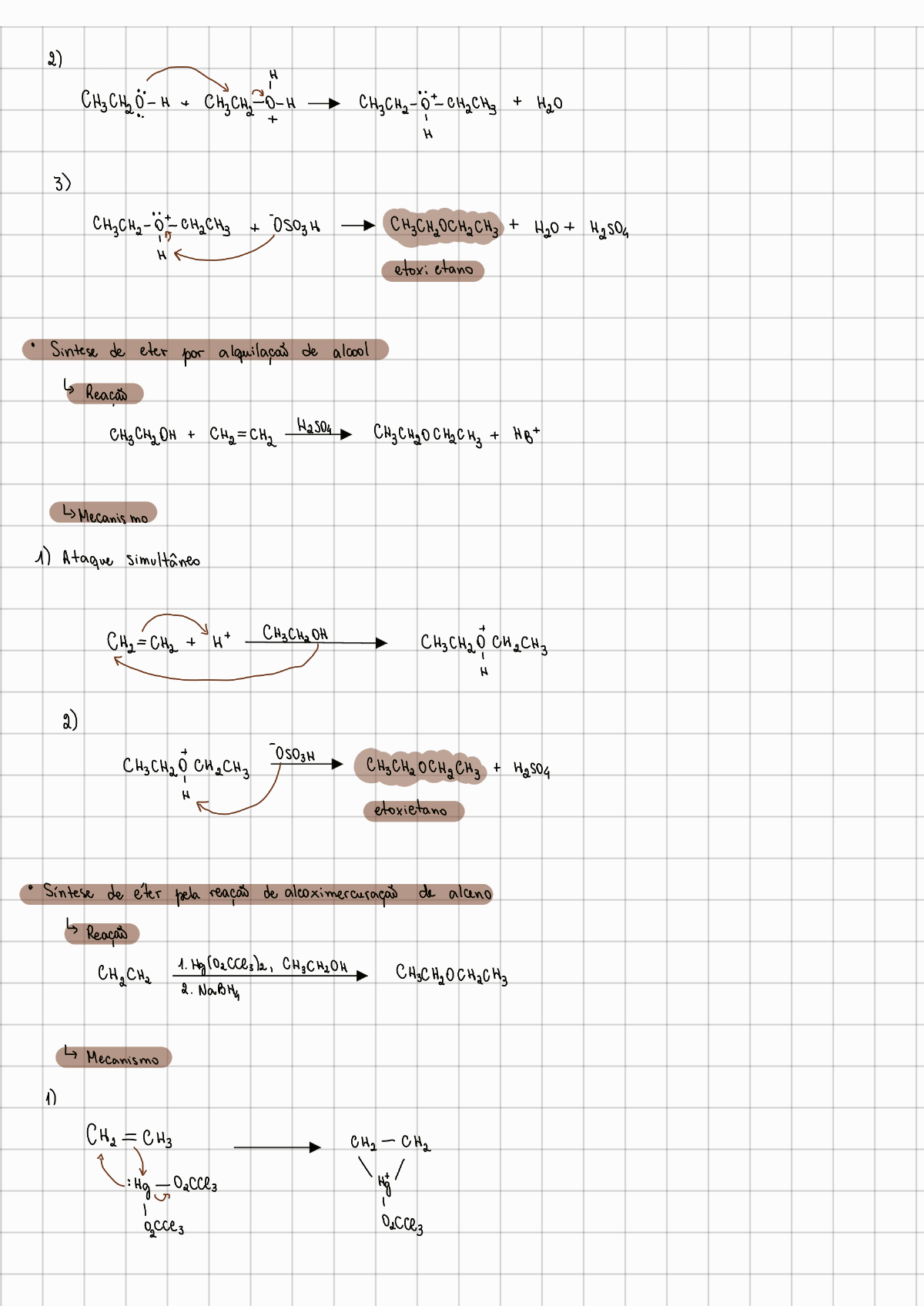 Atividade Éter Química Orgânica II