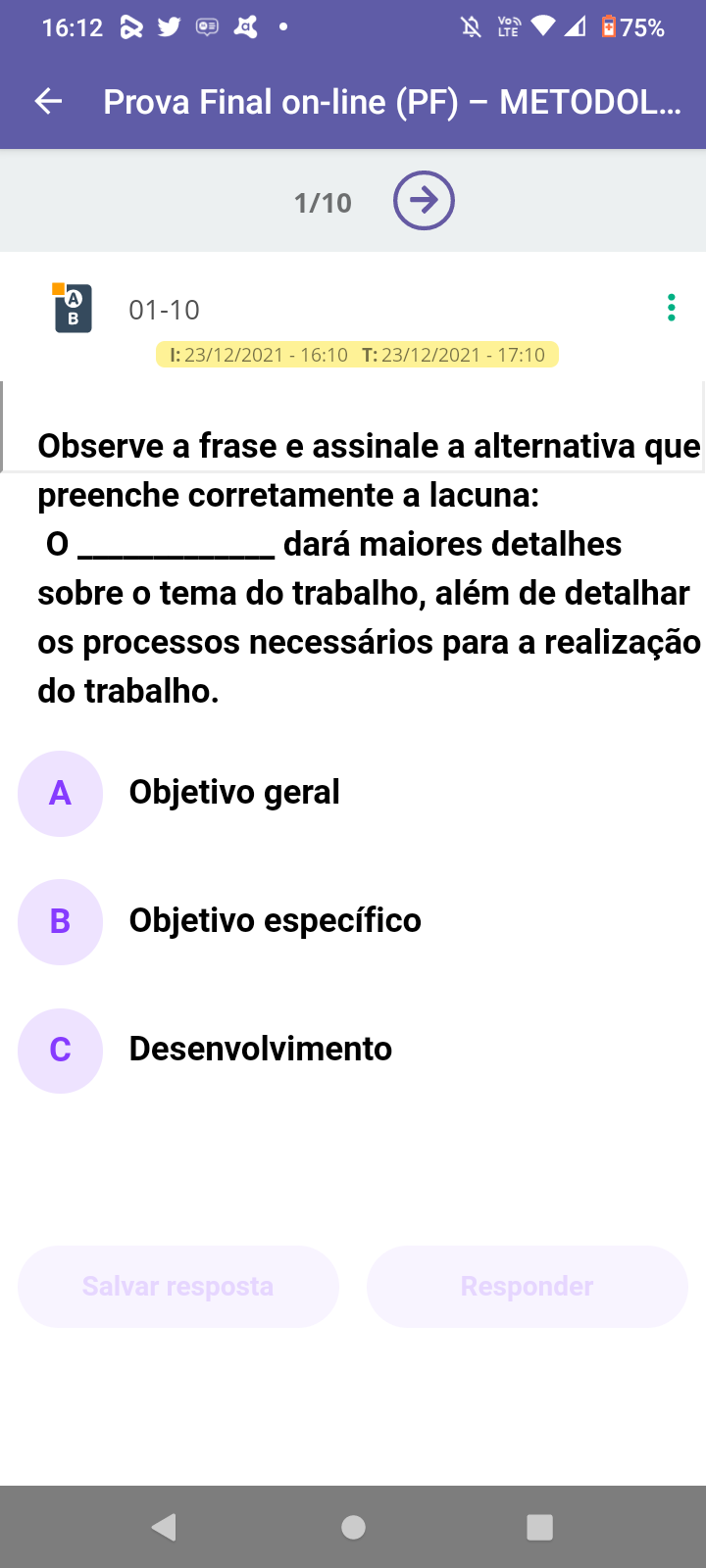 43984869985 Analise a frase a seguir e complete as lacunas de acordo com as  alternativas em que - Studocu