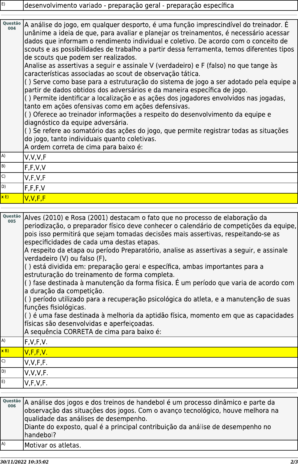 Regras do Handebol, e informações básicas de jogo, Notas de estudo Física