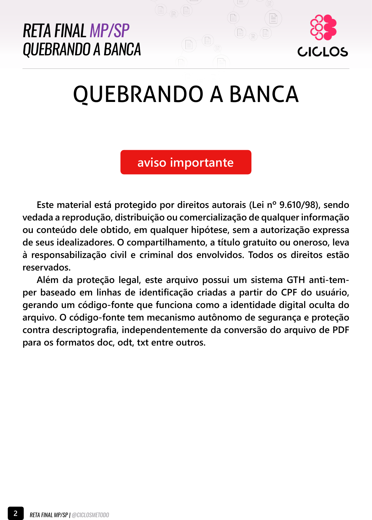 Portaria Do MP-SP Que Instaurou Inquérito Contra Organizadores de