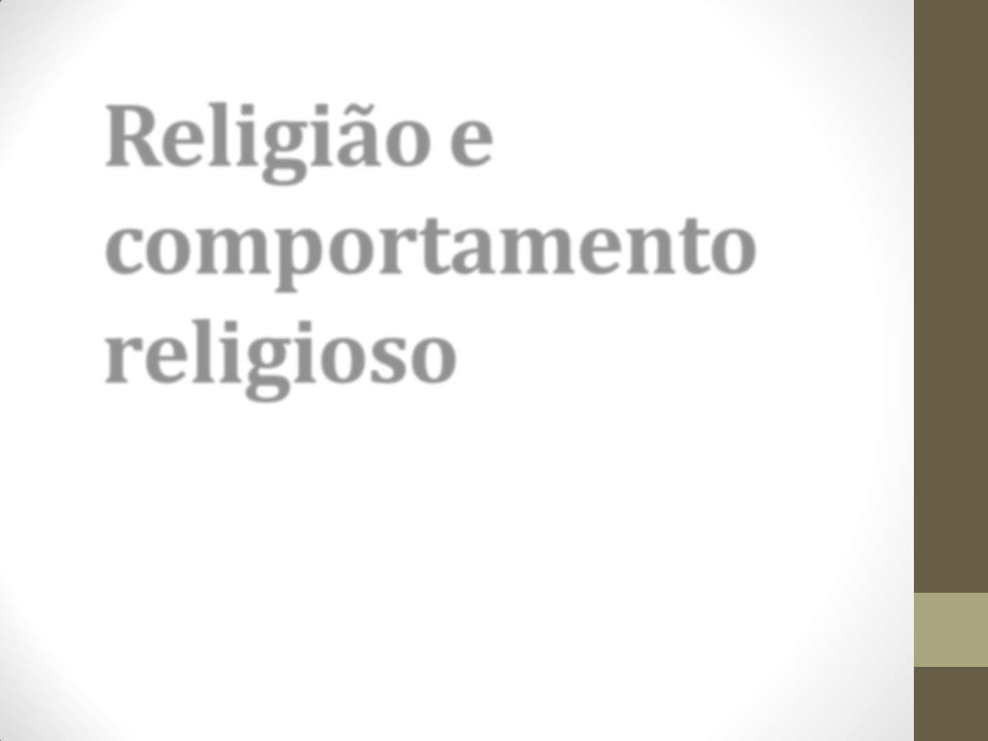 O Comportamento Desse Religioso - FDPLEARN