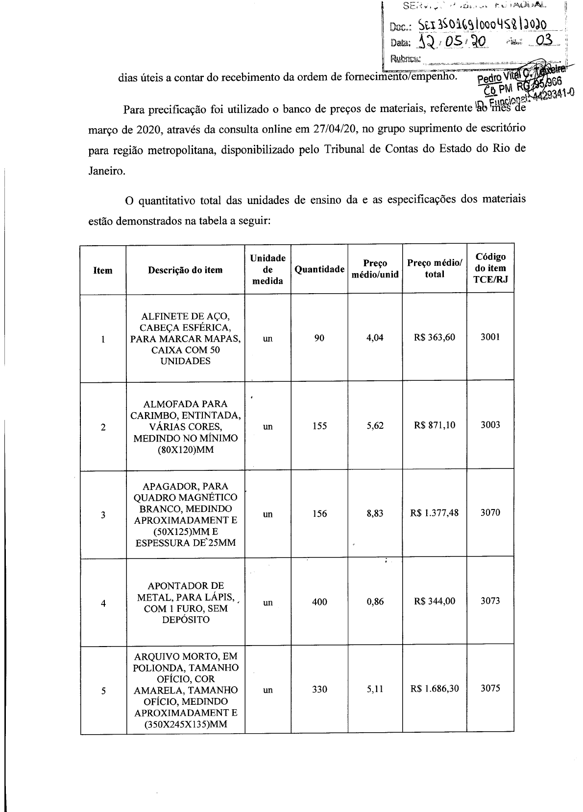 Modelo Etp Aquisição Material Escolar E De Escritório Gestão Pública 2881