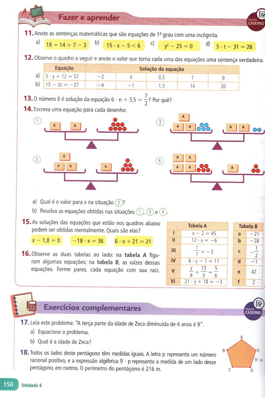 Equação Do 1° Grau