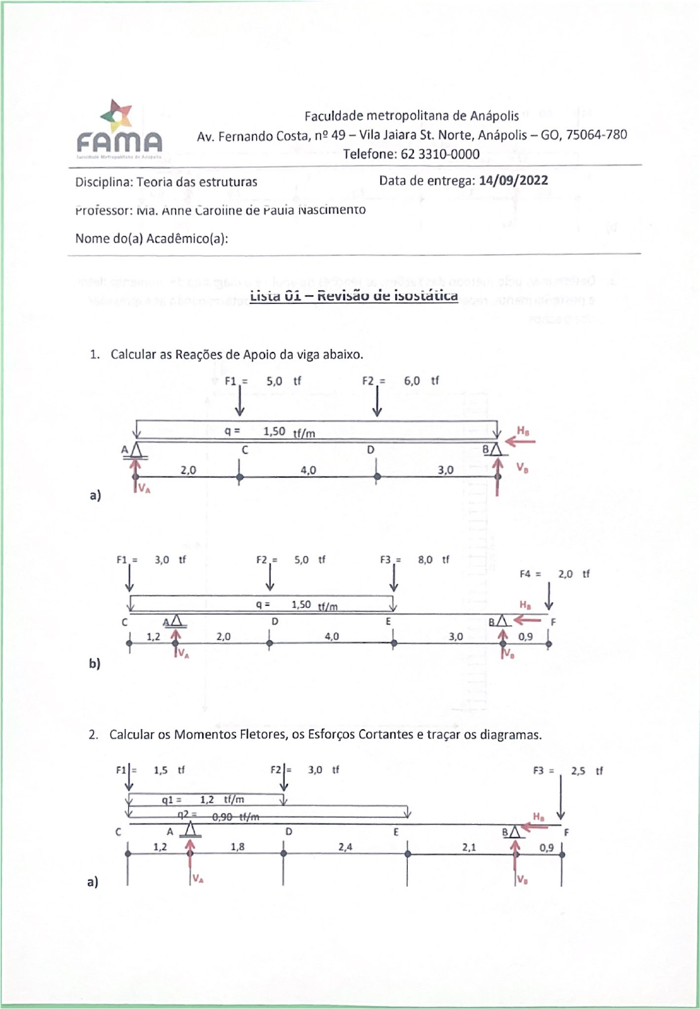 Exercicio Teoria De Estrutura Teorias Das Estruturas Hot Sex Picture 2996