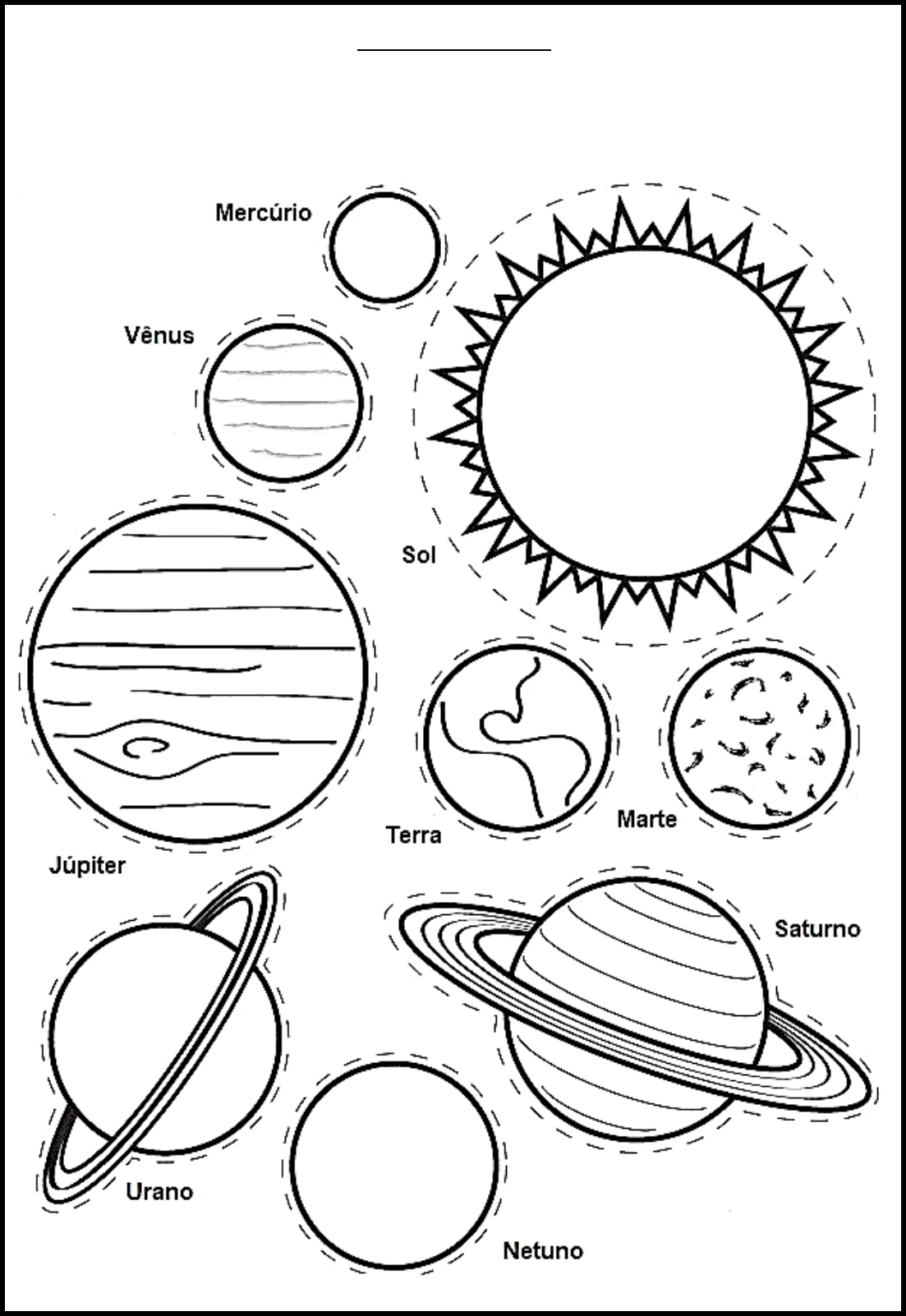 como desenhar um planeta Saturno passo a passo. atividade fácil e