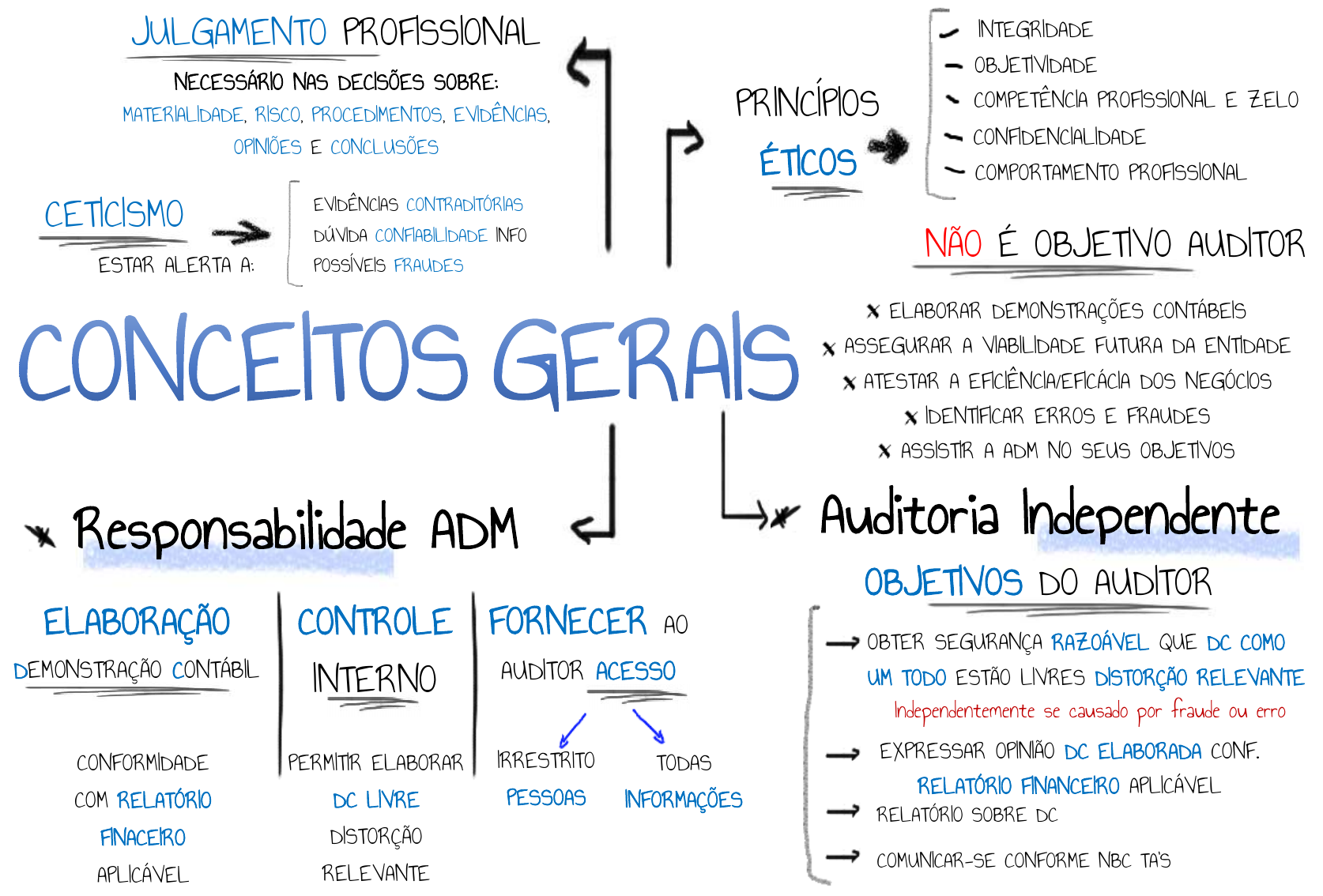 0-mapa mental-1-auditoria -1 1-c - Auditoria Contábil