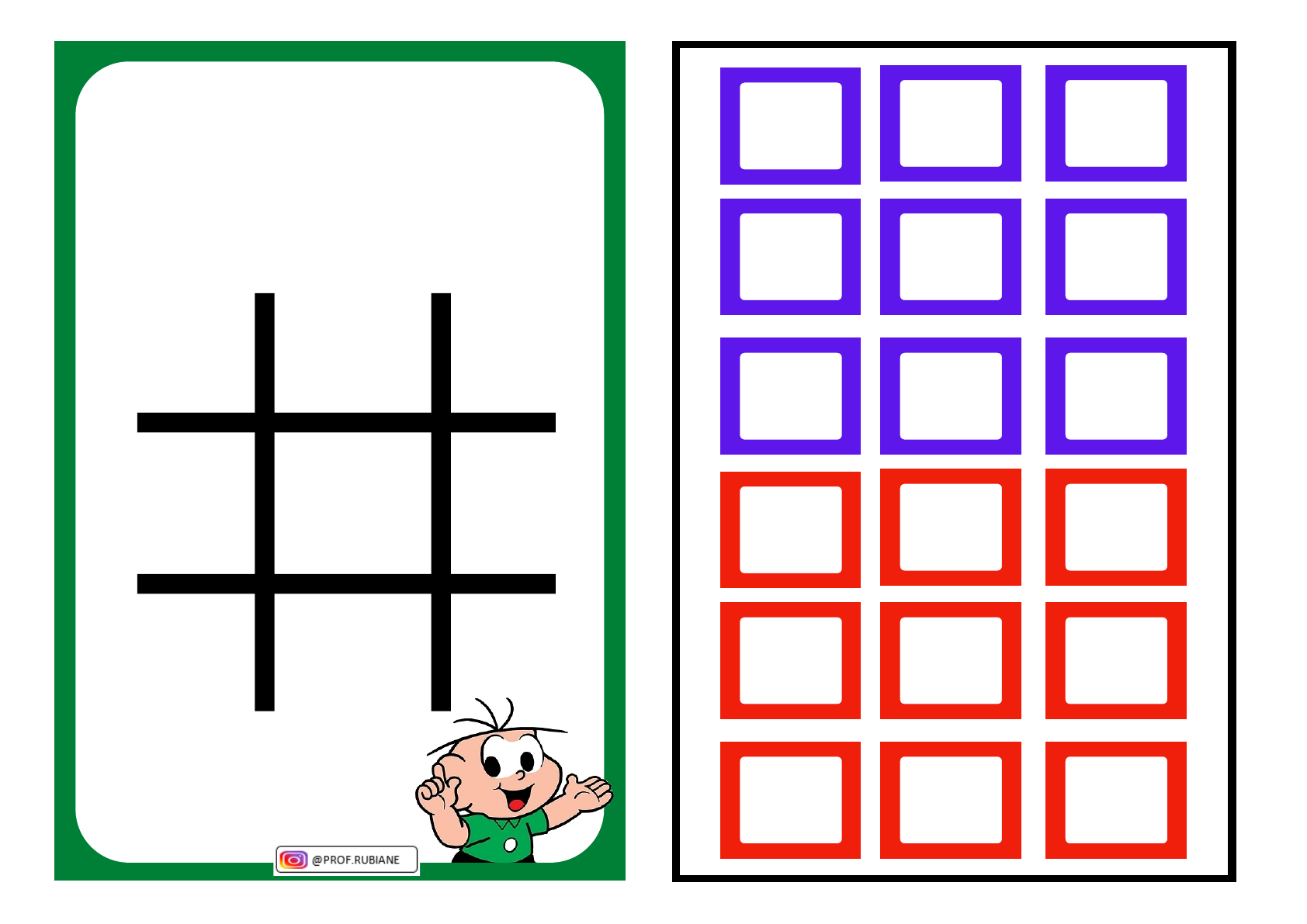 Jogo da velha Subtracao - Metodologia do Ensino de Matematica