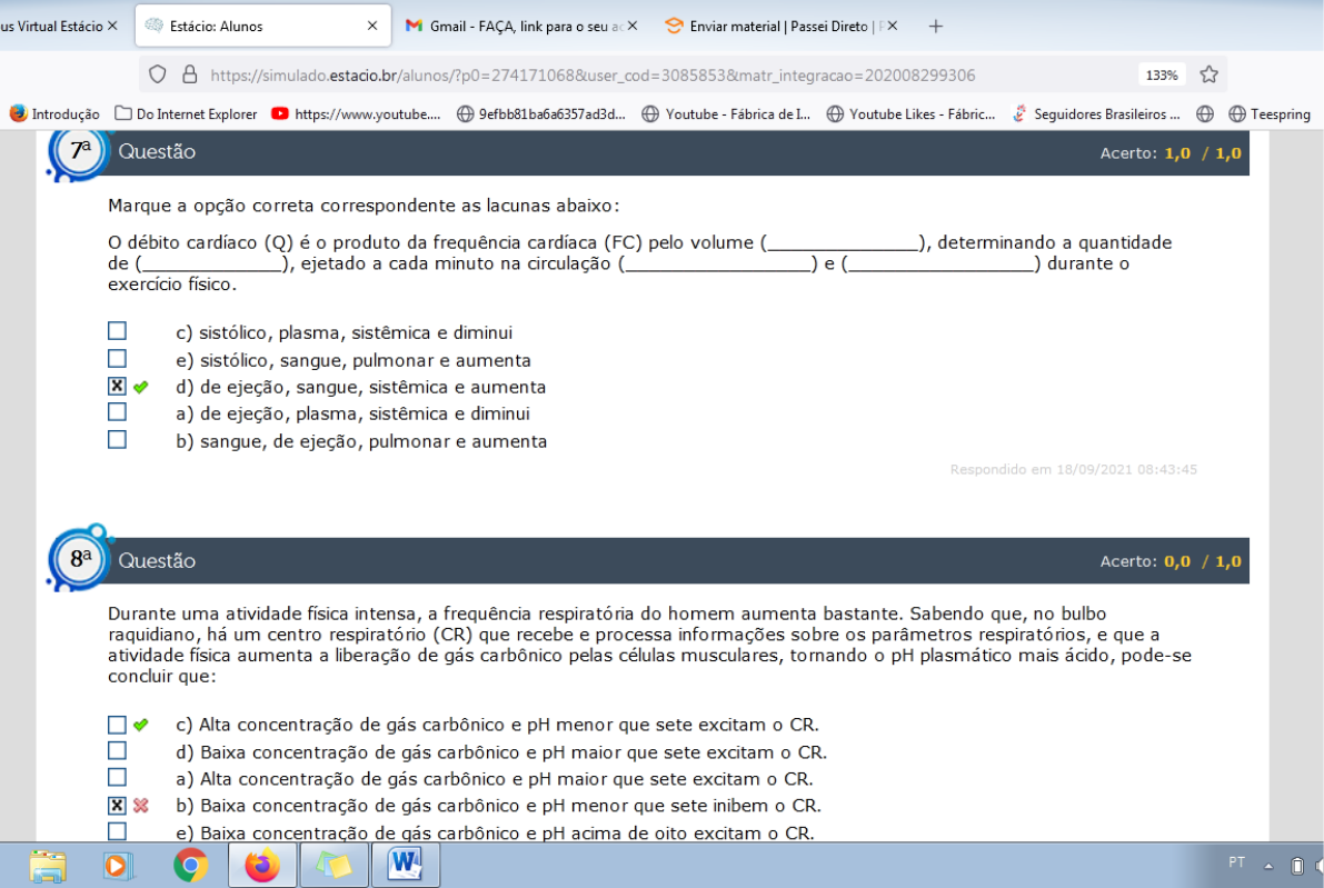 Simulado AV FISIOLOGIA INTEGRATIVA DO CORPO HUMANO - Anatomia E ...