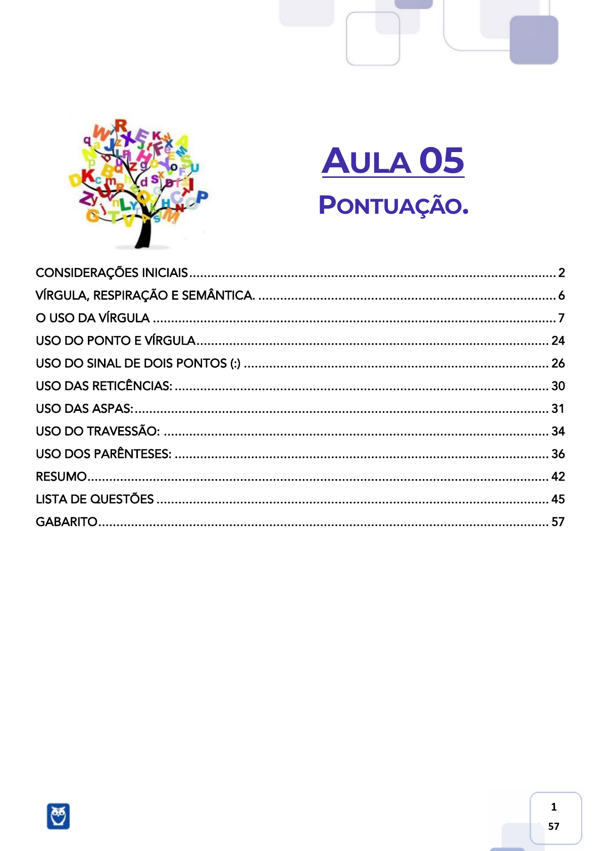 Uso das reticências  Pontuação para quê?