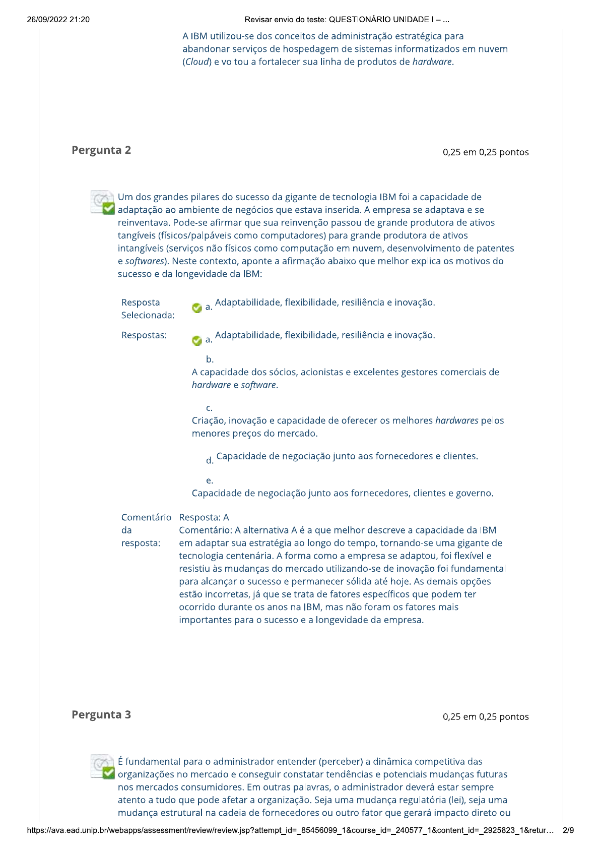 Question Rio Unidade I Administra O Estrat Gica Administra O Estrat Gica