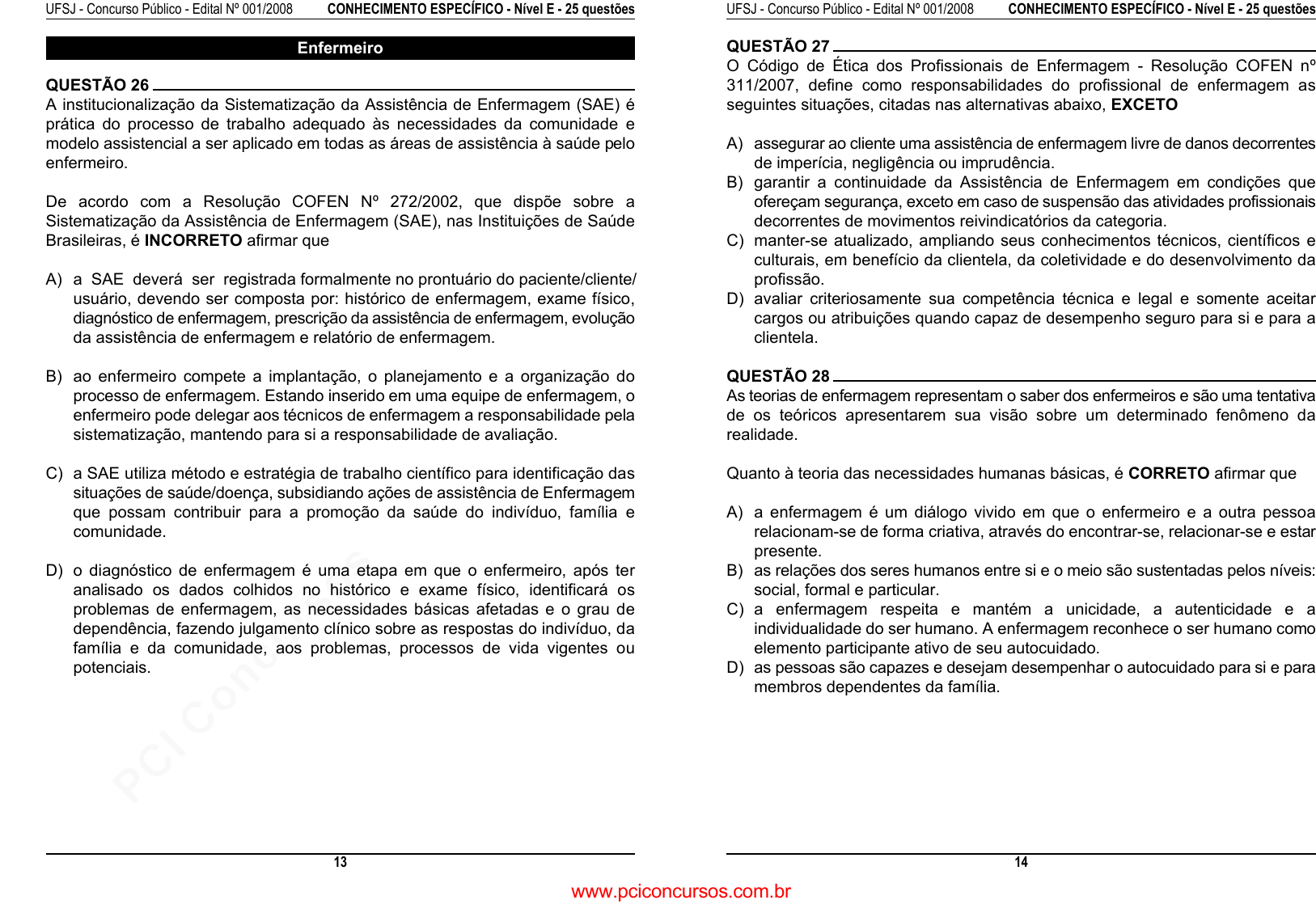 Prova de Conhecimentos Específicos - Conhecimentos Gerais - Tipo II – UFSJ  - 2008, Notas de estudo Literatura