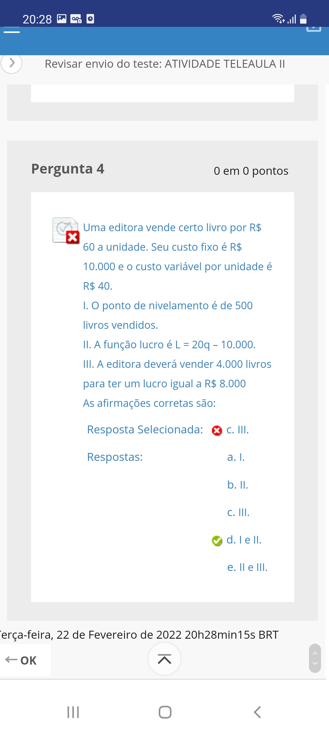 Atividades Teleaula - Matemática Aplicada