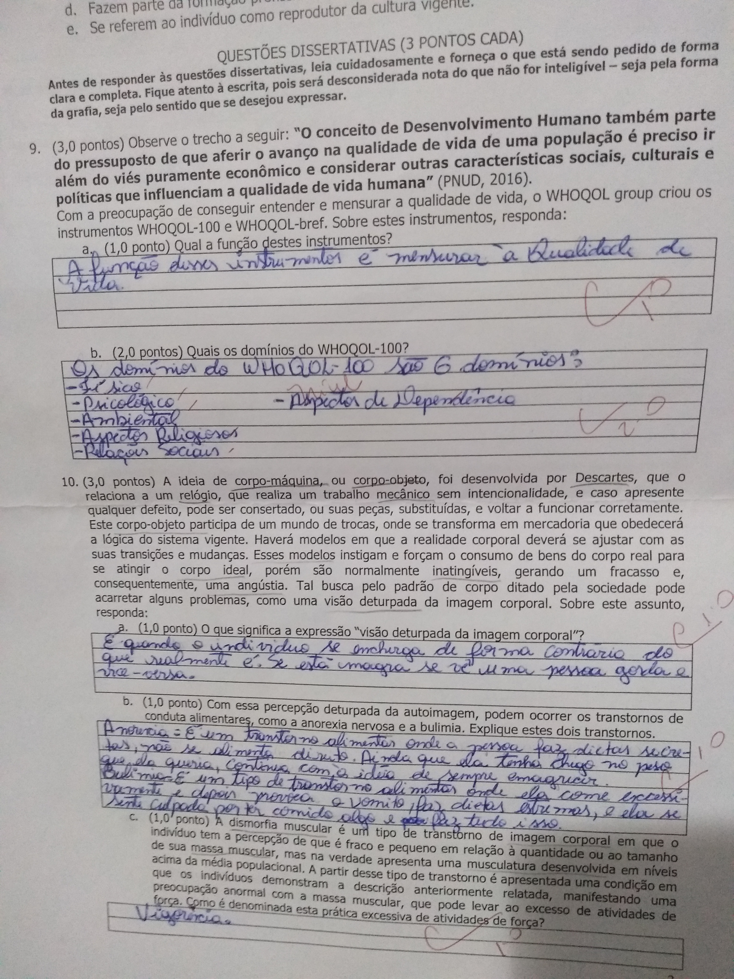 Prova Np2 Unip - Corporeidade E Motricidade Humana