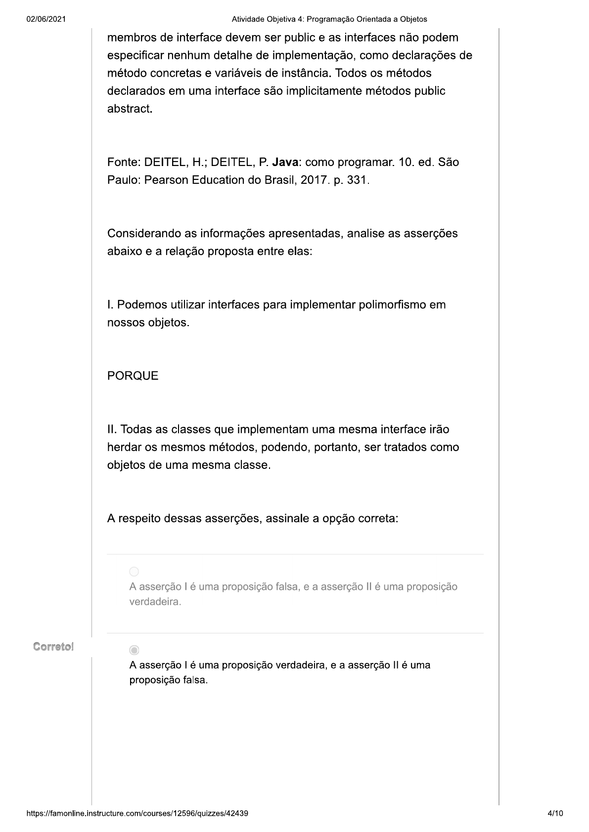 Exercício 07.05 - Análise Orientada a Objetos - Programação Orientada a  Objetos - Tutoriais - Ybadoo