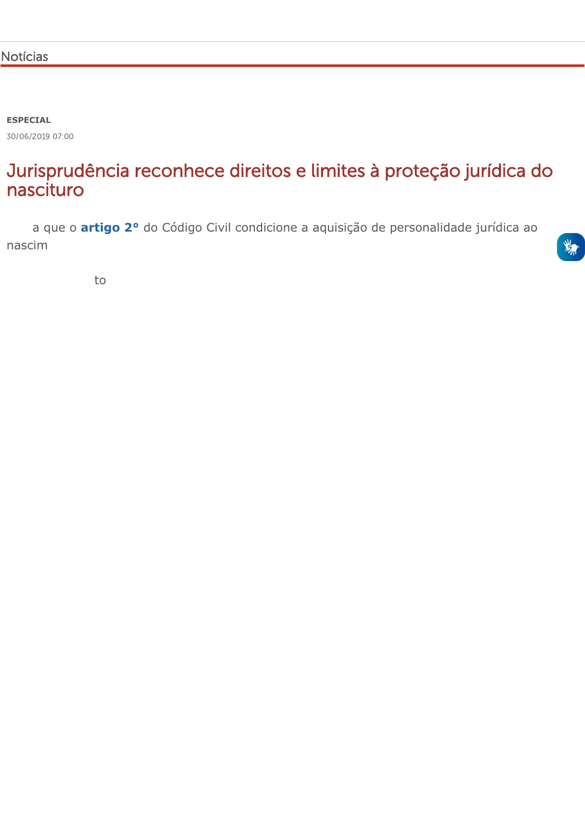 Nascituro: direito a vida, direito a alimentos