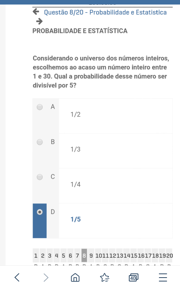 Atividade prática de probabilidade e estatística 2020 - Probabilidade e ...