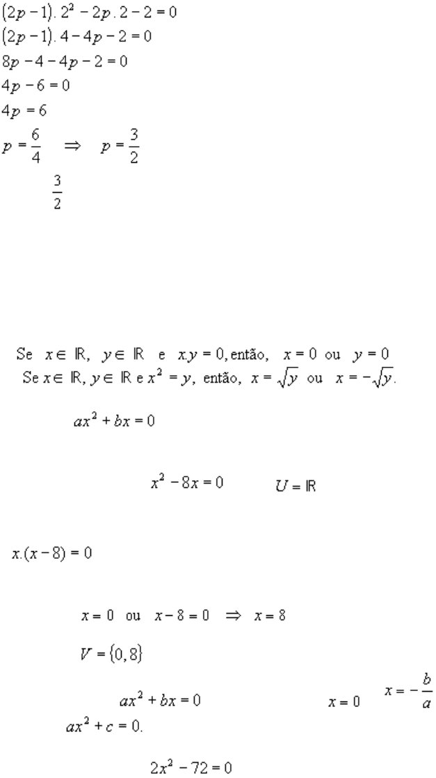 Equação do 2º grau incompleta worksheet