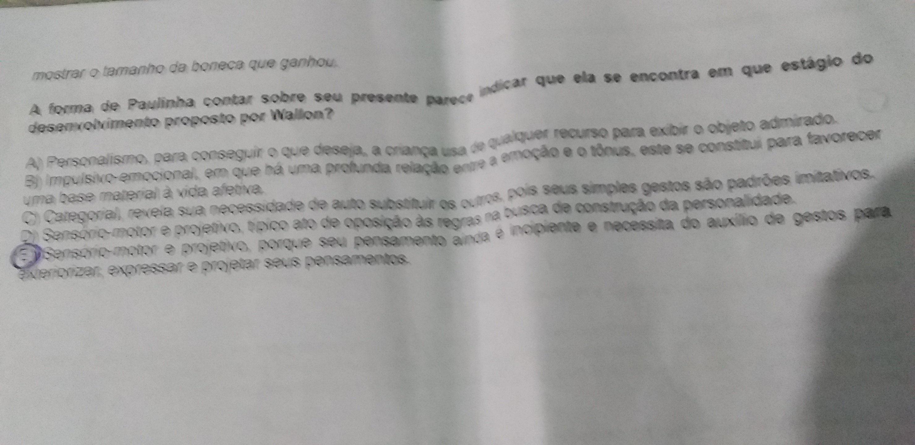 Prova Unip - Psicologia Sóciointeracionista Atividade1