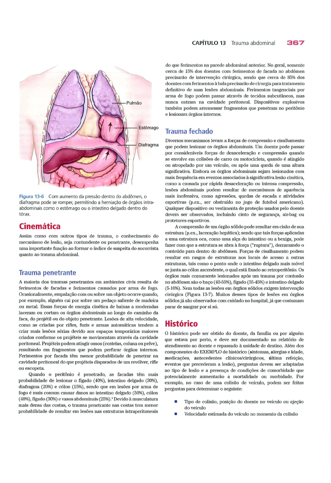 Phtls 8 Ed trauma abdominal - Urgência e Emergência