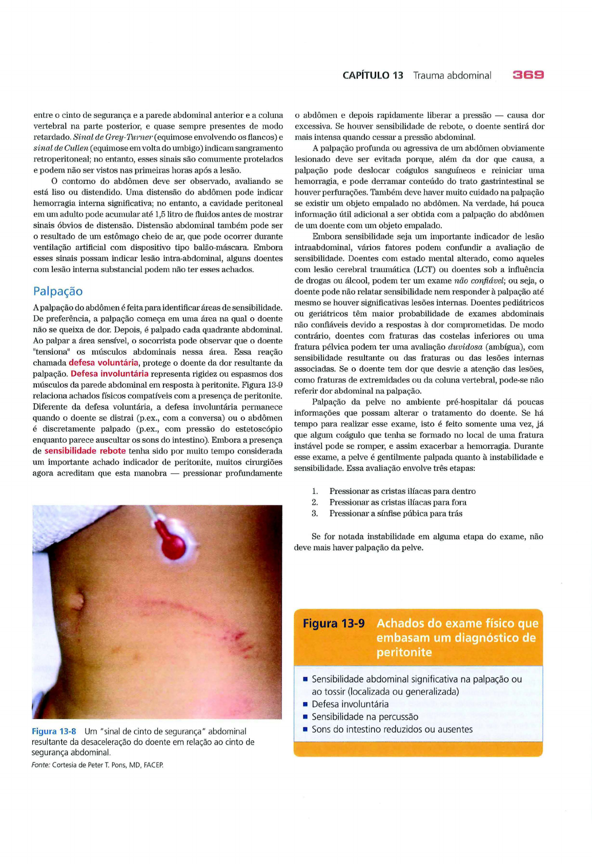 Phtls 8 Ed trauma abdominal - Urgência e Emergência