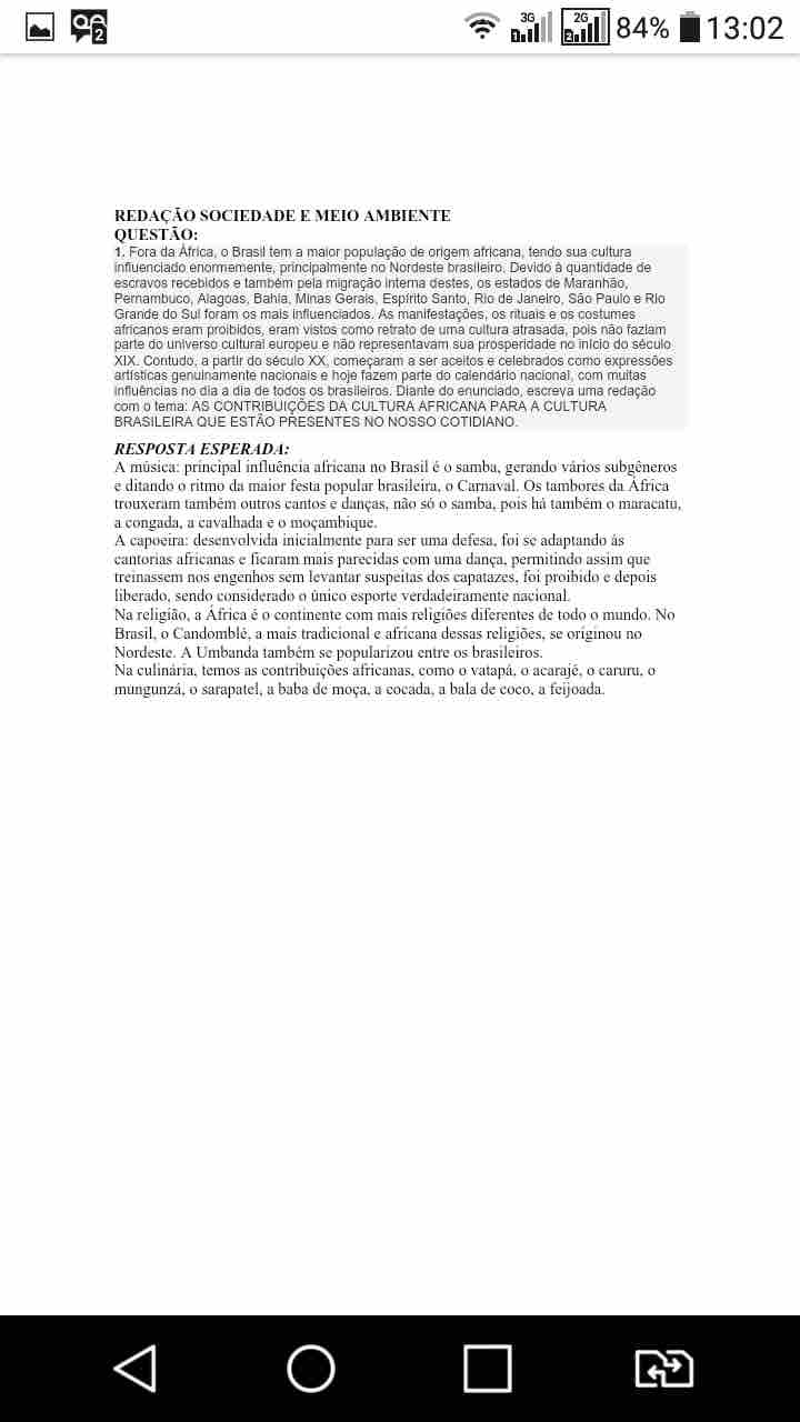 Gabarito Do Livro Sociedade E Meio Ambiente Uniasselvi