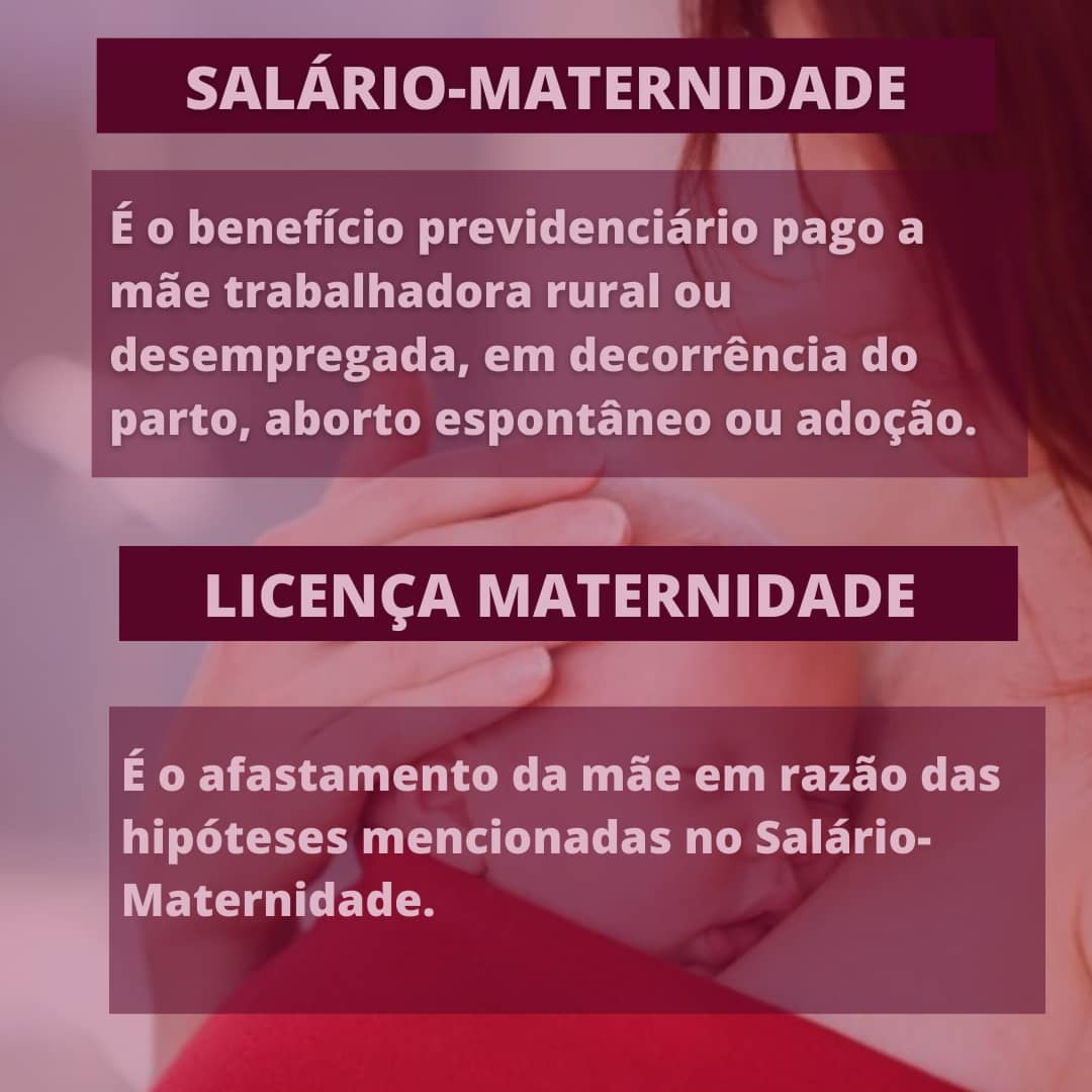 Diferença Entre Salário Maternidade E Licença Maternidade Direito Previdenciário 7405