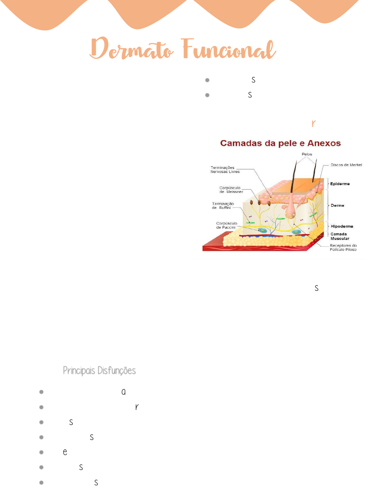 Resumo fisioterapia dermato funcional - Fisioterapia Dermatofuncional