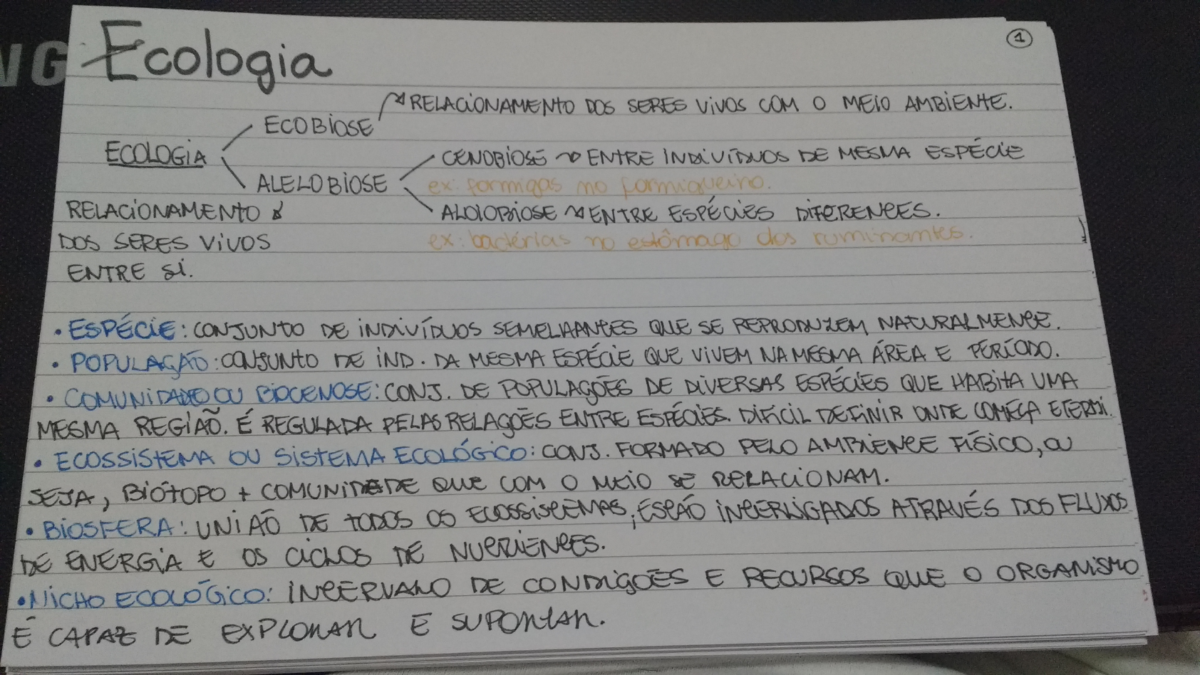 Biologia | Ecologia - Enem