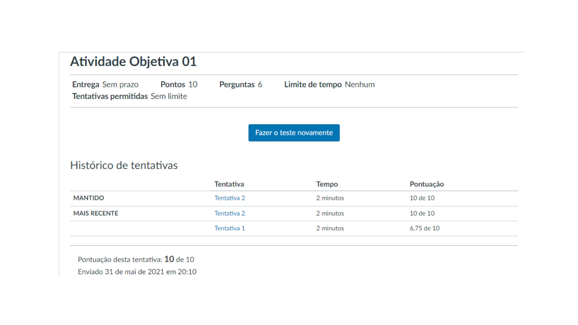 Atividade Objetiva 01 Introdução A Linguangem Python Introdução A