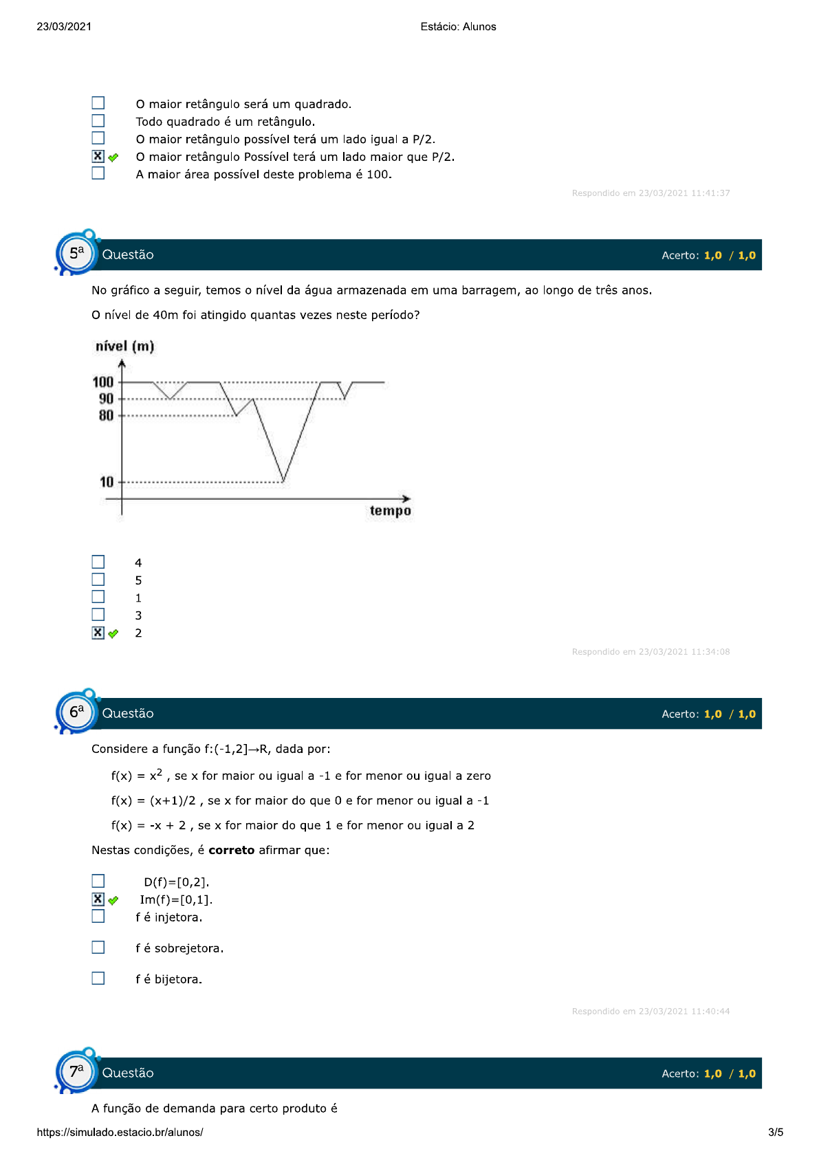 Simulado - Bases Matematicas - Bases Matematicas