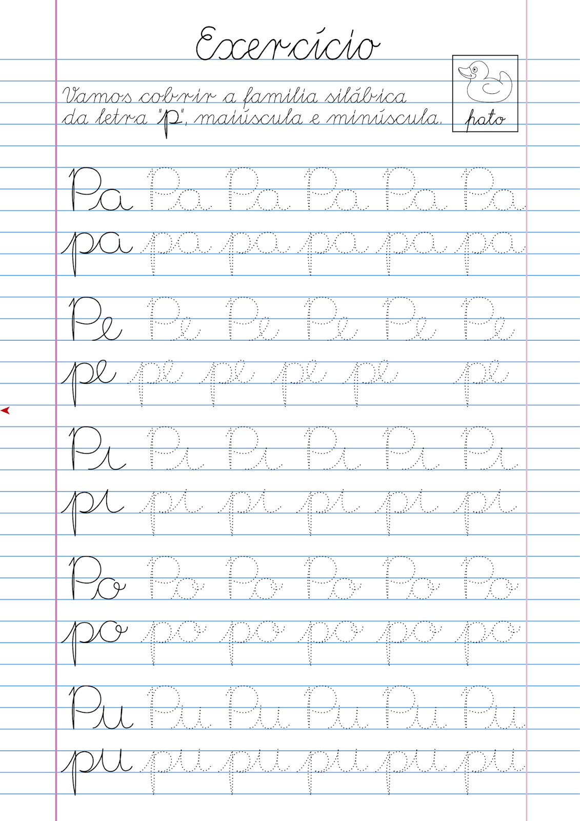 Grátis: Família Silábica da Letra A - Material Claro e Objetivo em PDF para  Estudo Rápido, image size:1131x1600