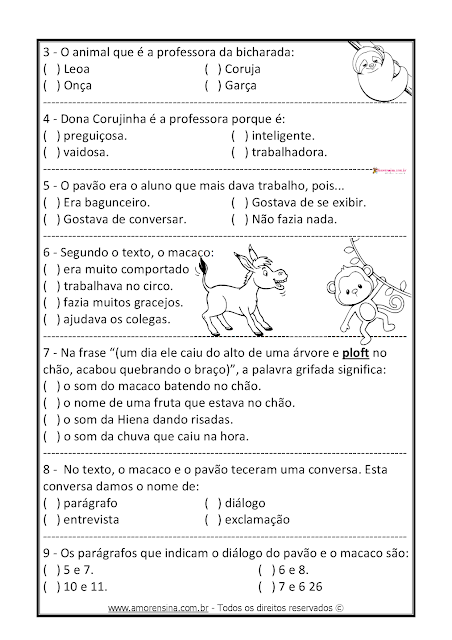 Língua Portuguesa: 3º ano – 4º bimestre – Loja atividades Suzano