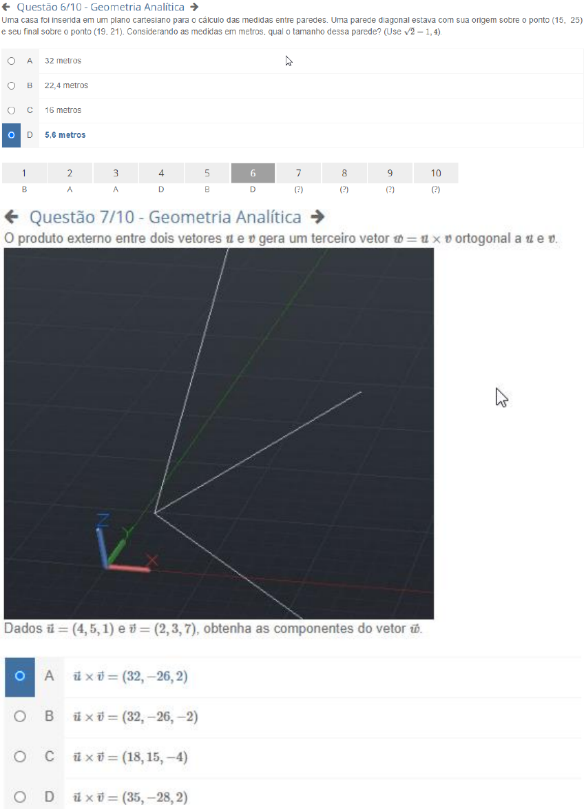 Apol 1 Geometria Analitica Geometria Analítica 9911