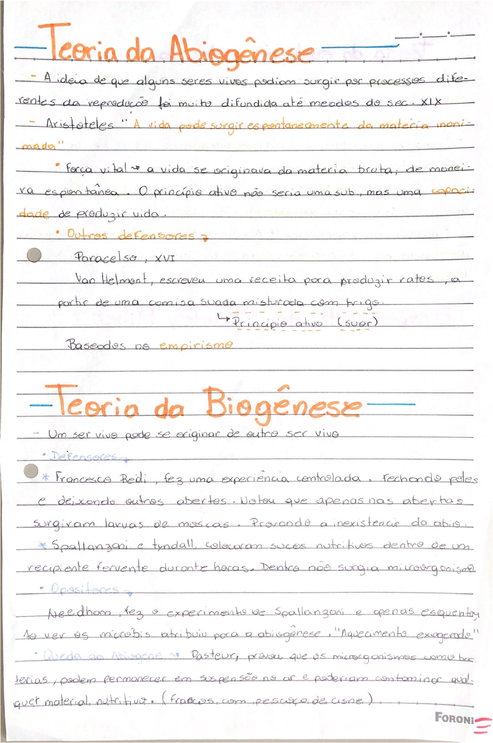 Diferencia As Teorias Da Abiogênese E Da Biogênese - MAGEDU