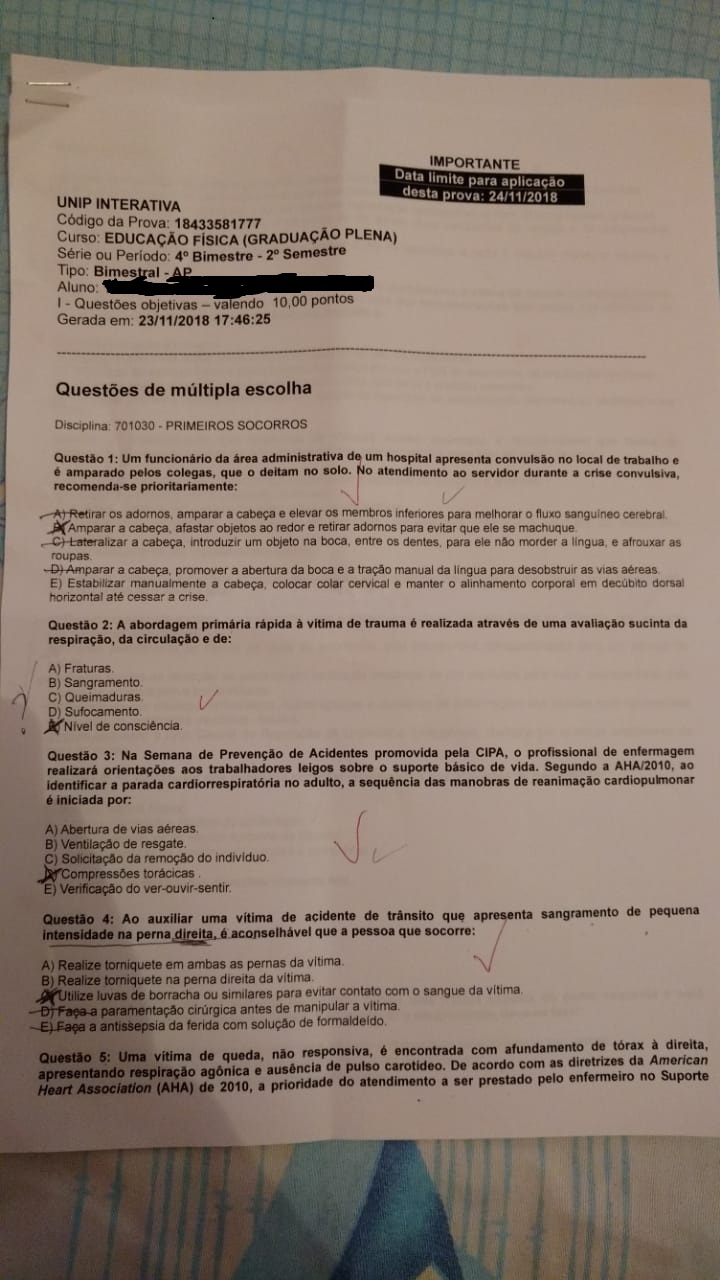 Primeiro Socorros 1 - Primeiros Socorros