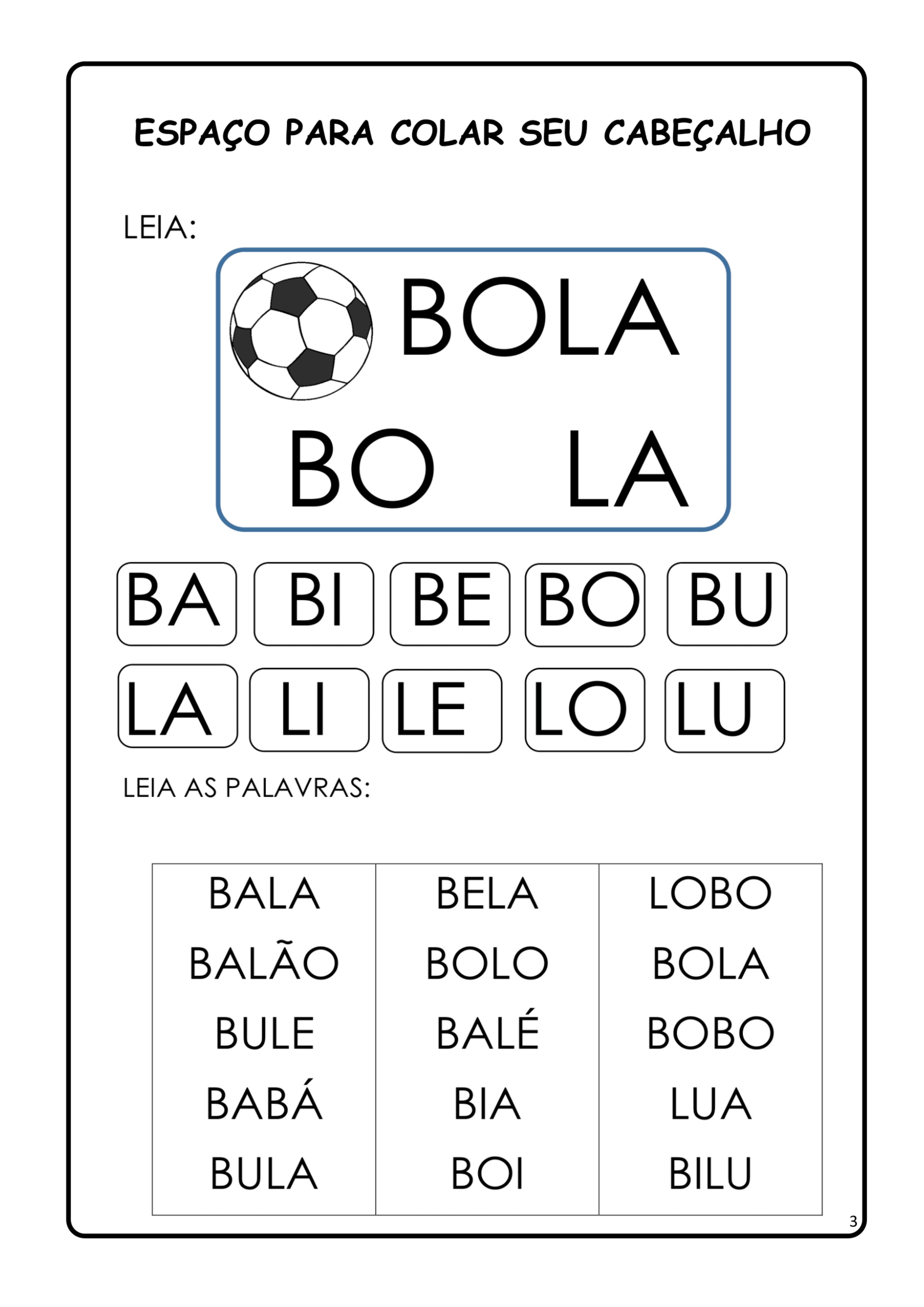 APOSTILA-DE-ALFABETIZAÇÃ-O LETRA B - Sistemas Ecológicos