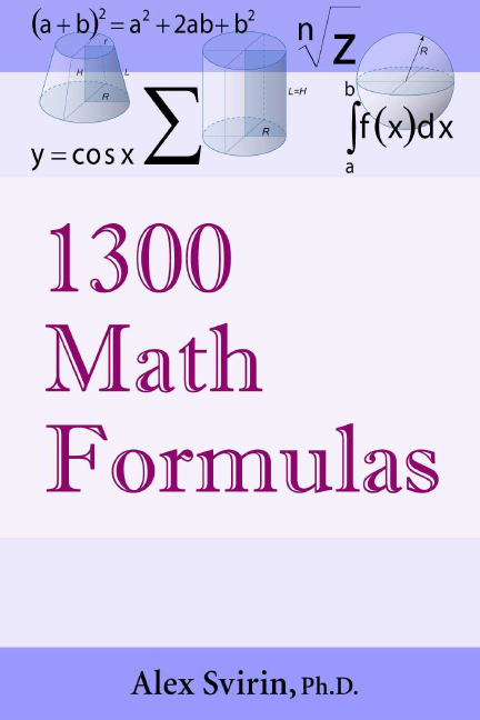 1300 Formulas Matematicas Calculo I 23