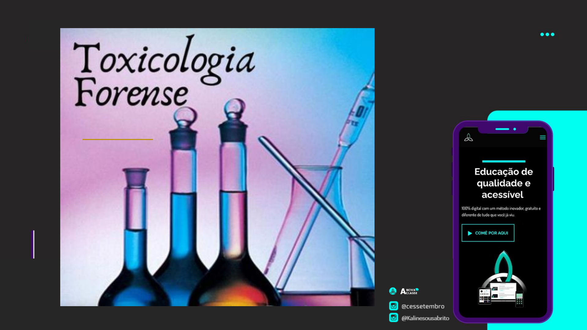 Toxicologia Forense: Identificação e Metabolismo das drogas de abuso