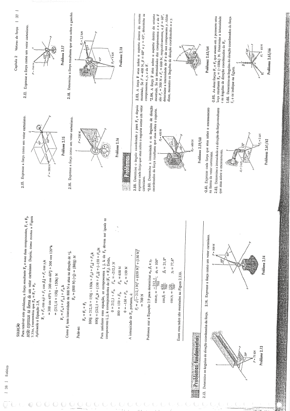 Lista03 Hibbeler - Mecânica Geral