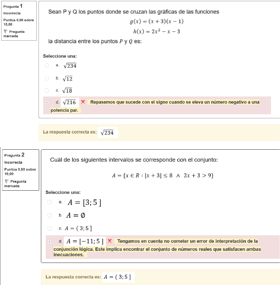 Quiz sobre matematica eleva