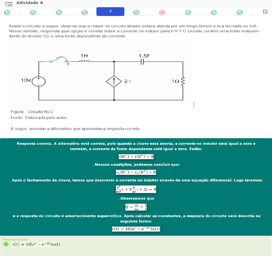 Atividade 4 Circuitos Elétricos I Circuitos Elétricos I