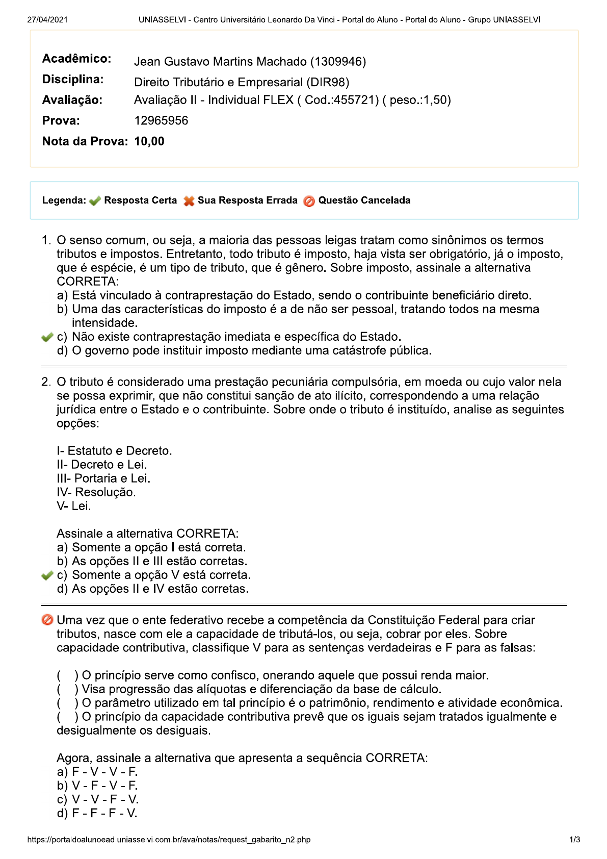 Direito Tribut Rio E Empresarial Avalia O Ii Direito Tributario E Empresarial