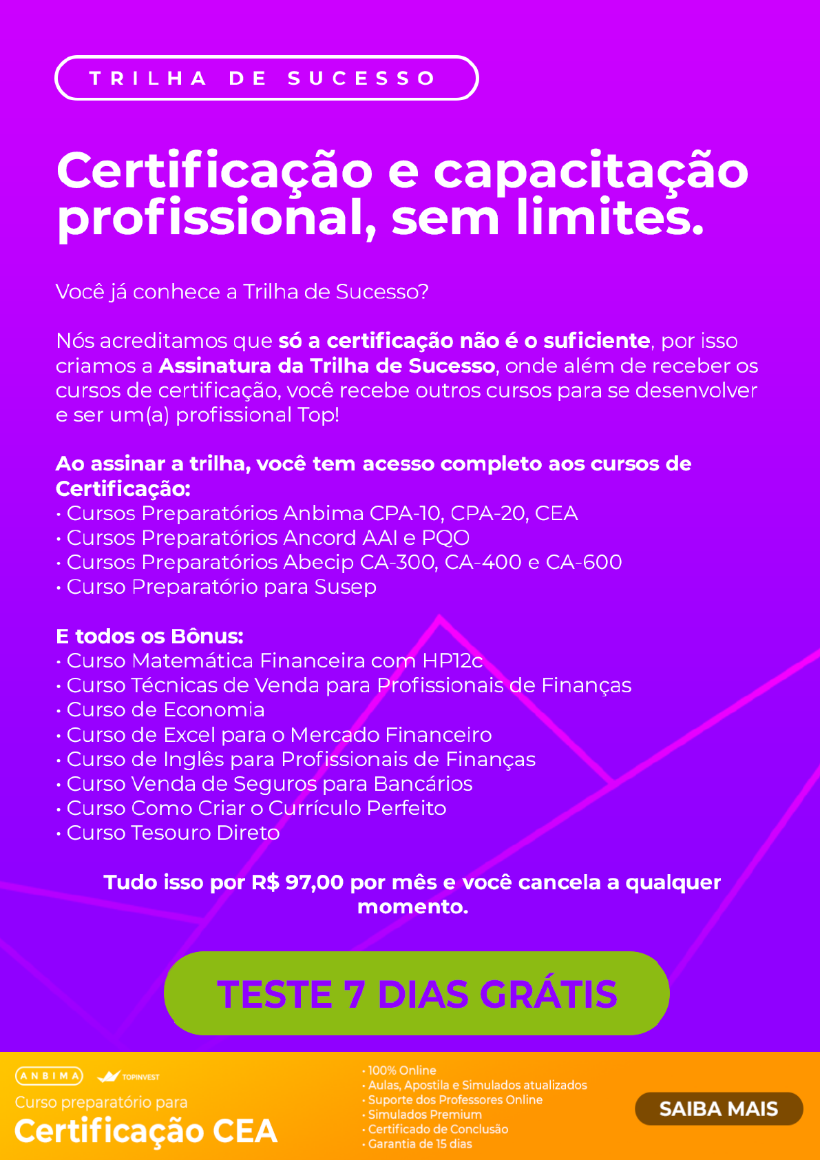 Termos em inglês das provas da Anbima - TopInvest Educação Financeira