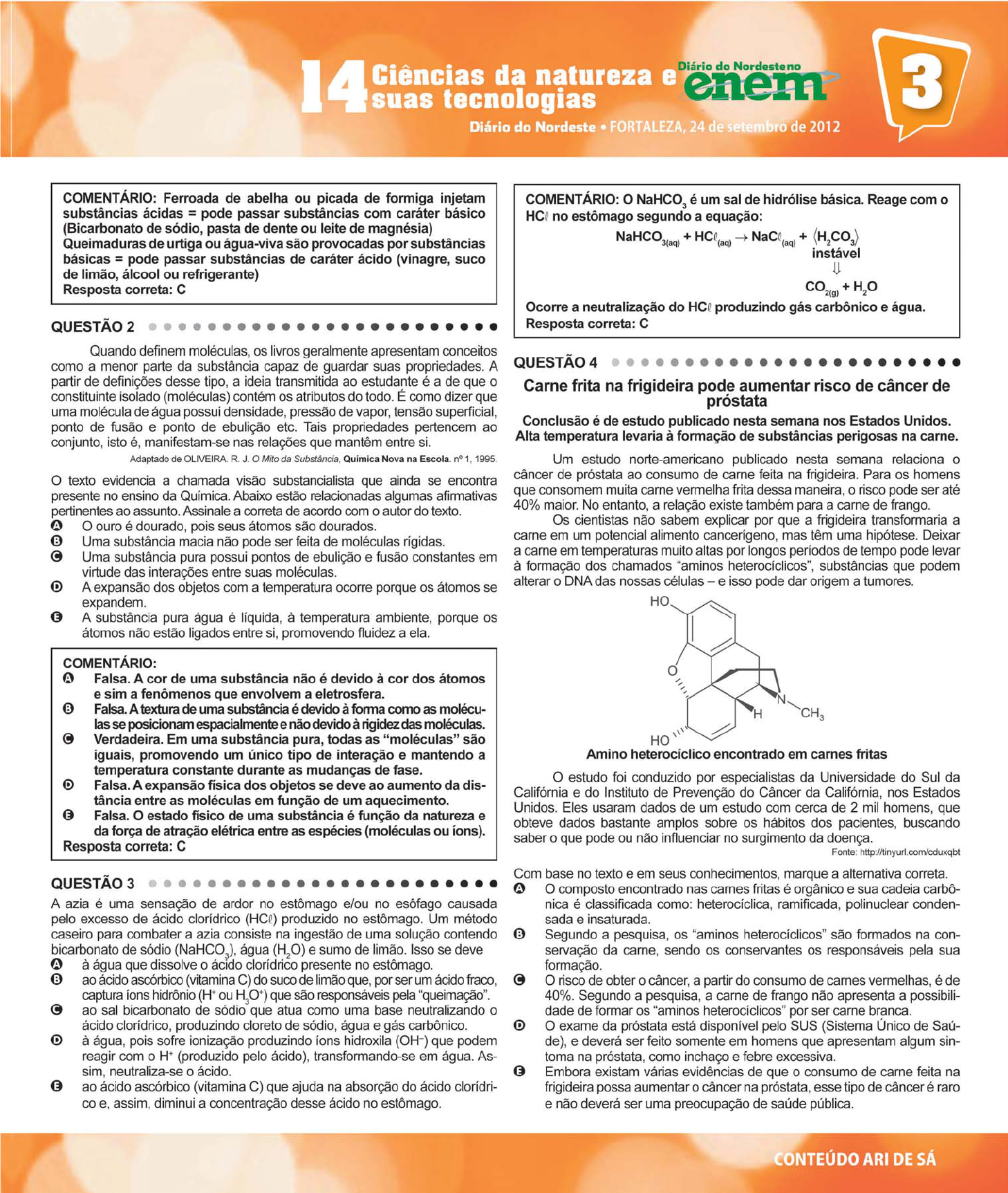 Fasc Culo Ci Ncias Da Natureza E Suas Tecnologias Ciencias Da